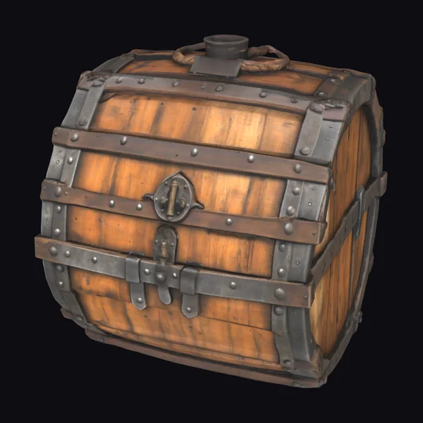 Wooden Treasure Chest