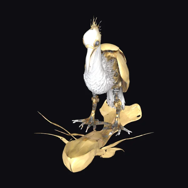 Steampunk Bird Sculpture