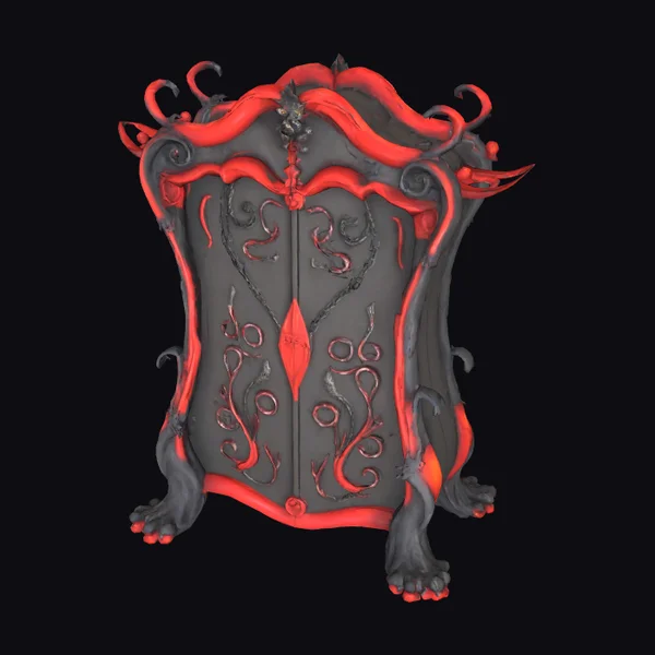 Infernal Armoire with Feline Feet
