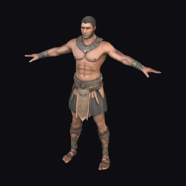 Ancient Warrior Standing Tall