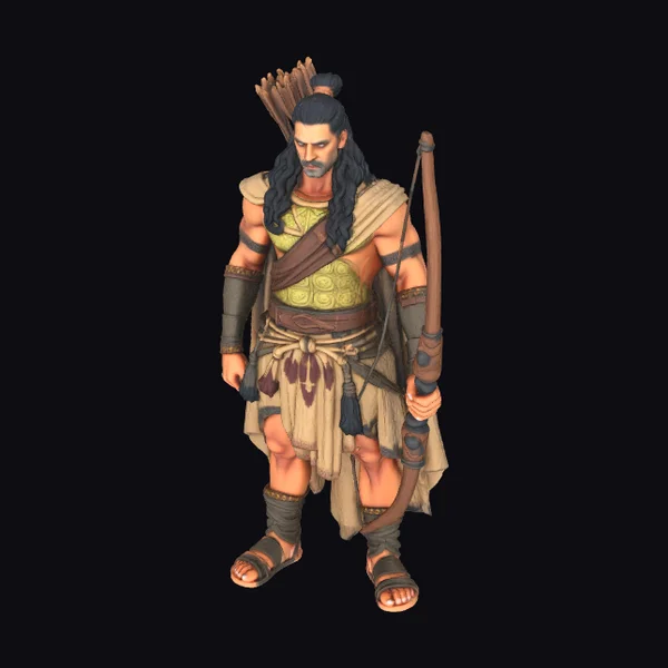 Ancient Indian Warrior Archer