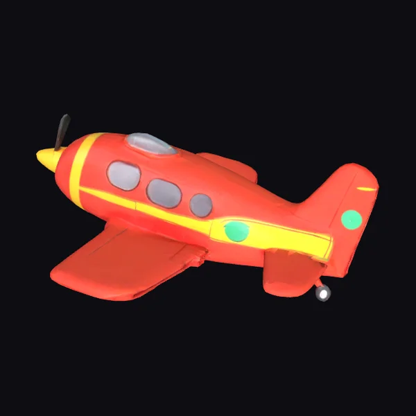 Red Toy Aeroplane