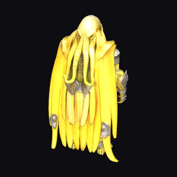 Yellow Tentacled Armor Statue
