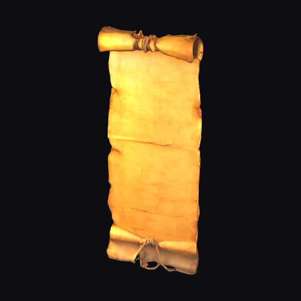 Ancient Parchment Scroll