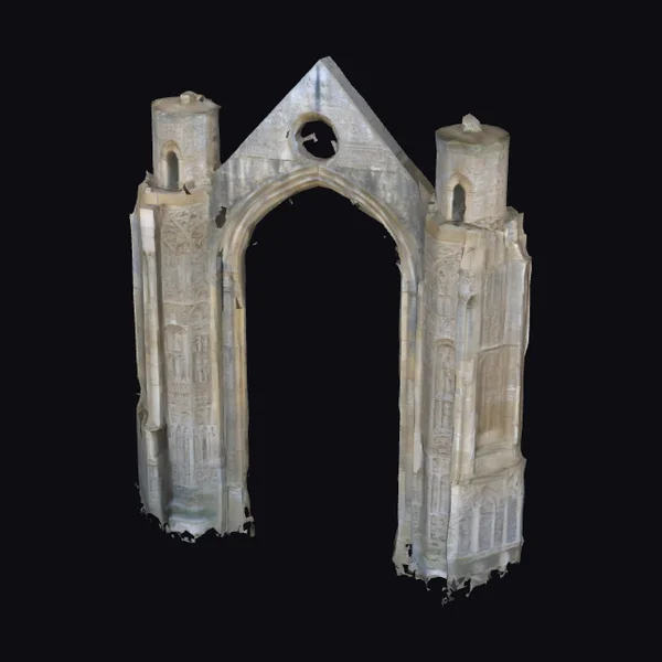 Ancient Stone Archway Ruins