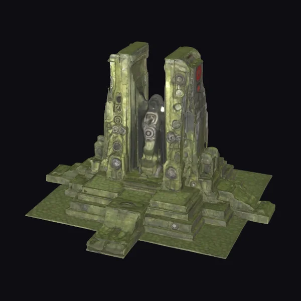 Ancient Jungle Temple Ruins