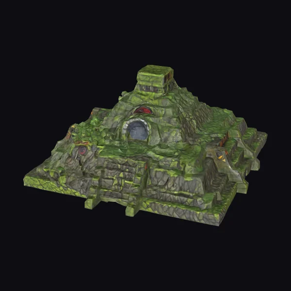 Ancient Jungle Temple Ruins