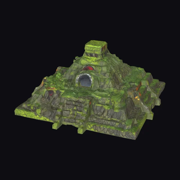 Ancient Jungle Temple Ruins