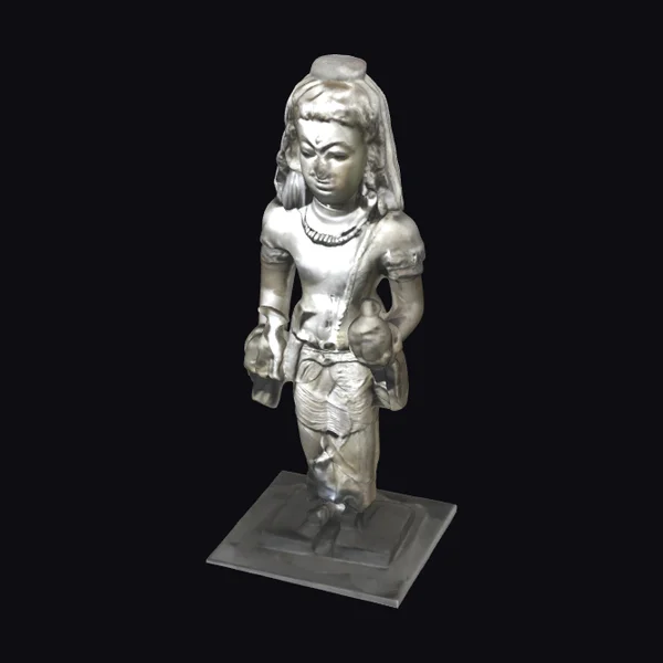 Ancient Stone Deity Figure