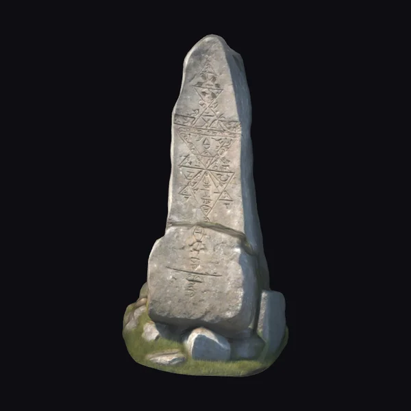 Ancient Rune Stone Monument