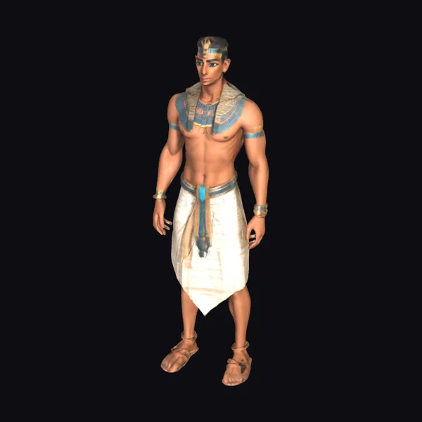 Ancient Egyptian Man Standing