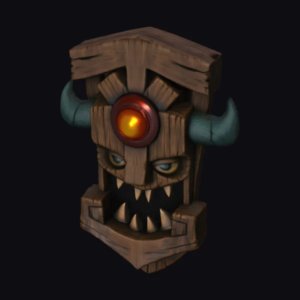 Wooden Monster Shield
