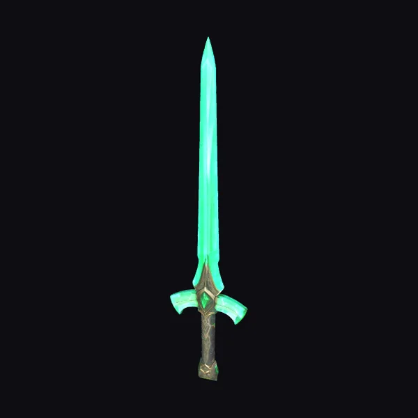 Emerald Crystal Sword