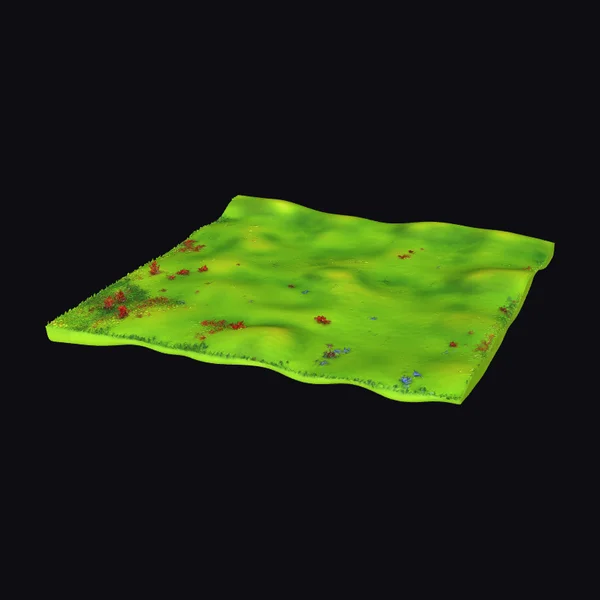 American Flat Green Land