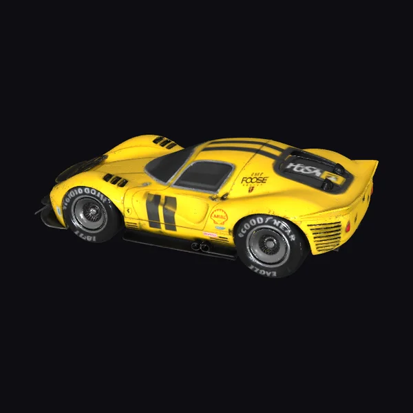 Yellow Racing Car Prototype