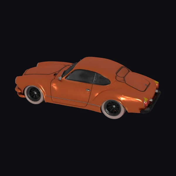 Widebody Convertible Sports Car