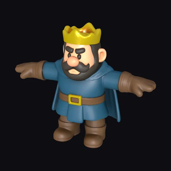Angry King Figurine