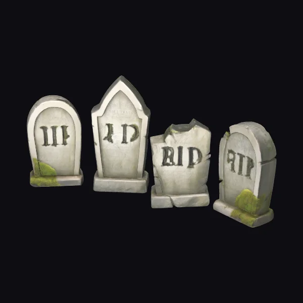 Weathered Tombstones