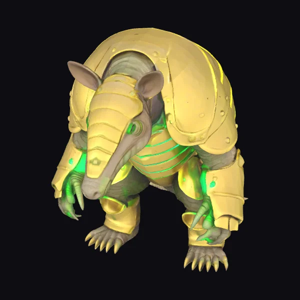 Armored Armadillo Creature