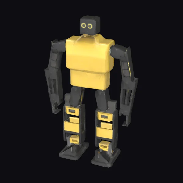 Yellow Robot Figure