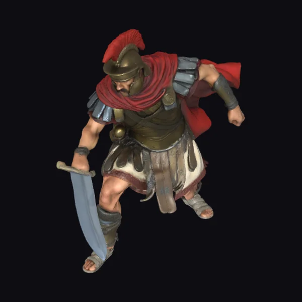 Ancient Roman Warrior Defender