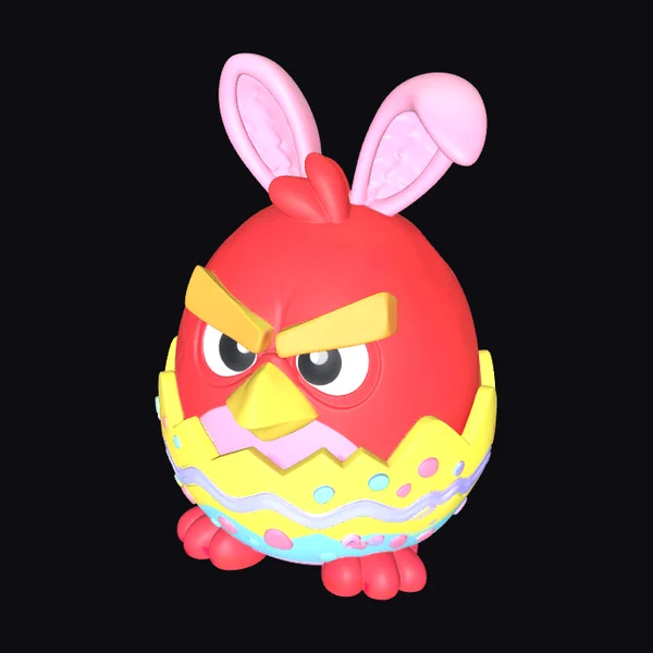 Angry Easter Bunny Bird