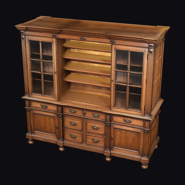 Antique Oak China Cabinet