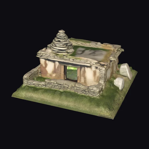 Ancient Stone House Ruin