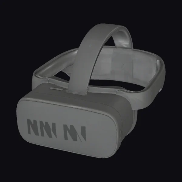 Gray VR Headset Device