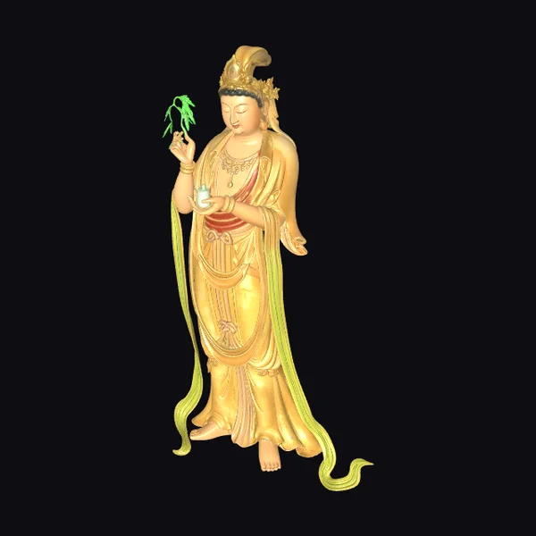 Golden Guanyin Statue