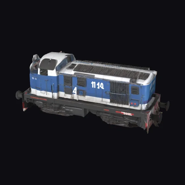 Blue Diesel Locomotive 1409