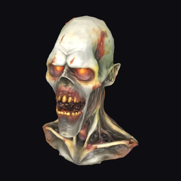 Zombie Head Bust