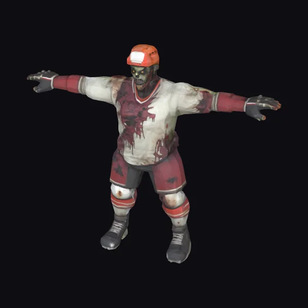 Zombie Hockey Player Helmet