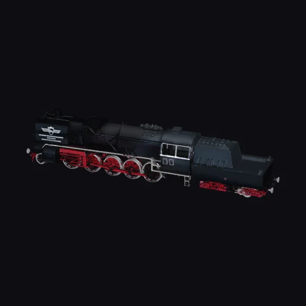 Black Steam Locomotive