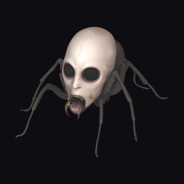 Arachnid Skull Creature