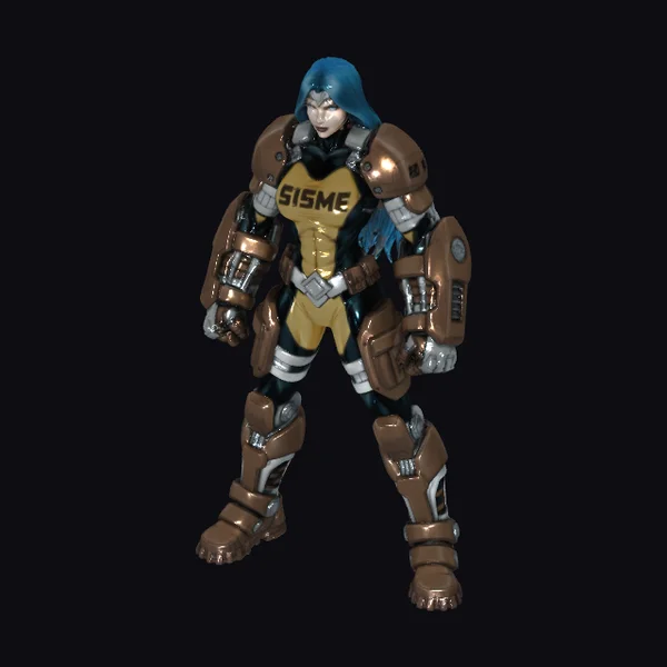 Armored Female Warrior