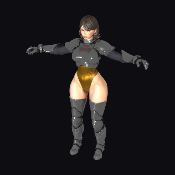 Armored Female Warrior