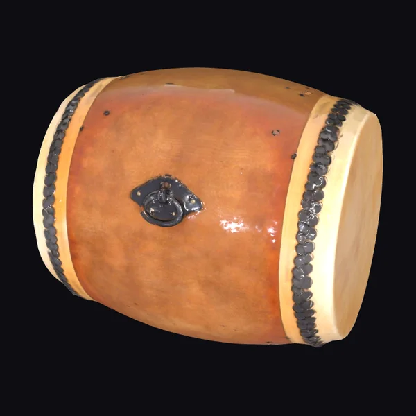 Brown Leather Drum