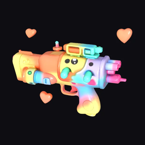 Cute Rainbow Water Gun