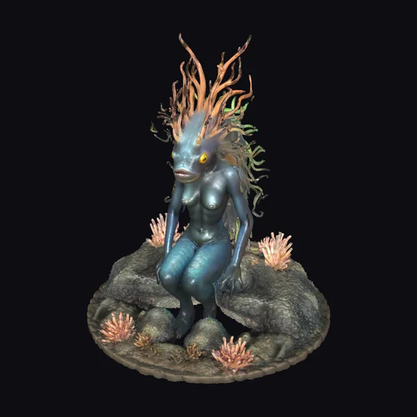 Anglerfish Humanoid Female