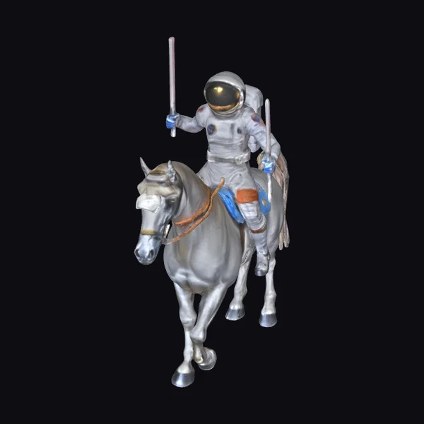 Astronaut on Horseback