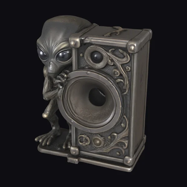 Alien Subwoofer Sculpture