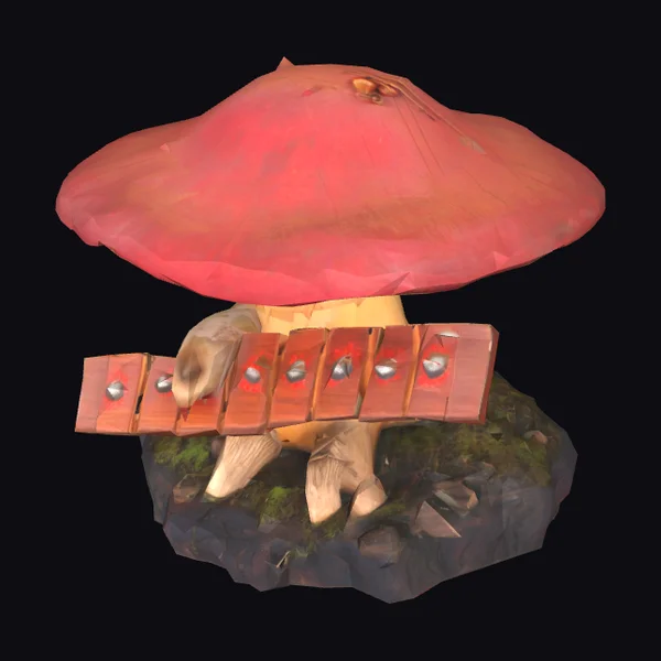 Mushroom Xylophone Instrument