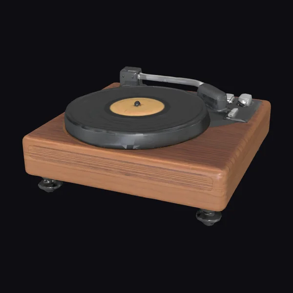 Vintage Turntable Player