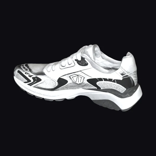 White Racing Sneaker