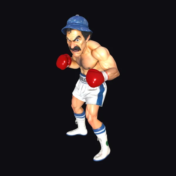 Boxing Champ Retro Style