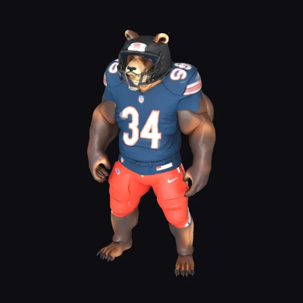 Bear Football Linebacker