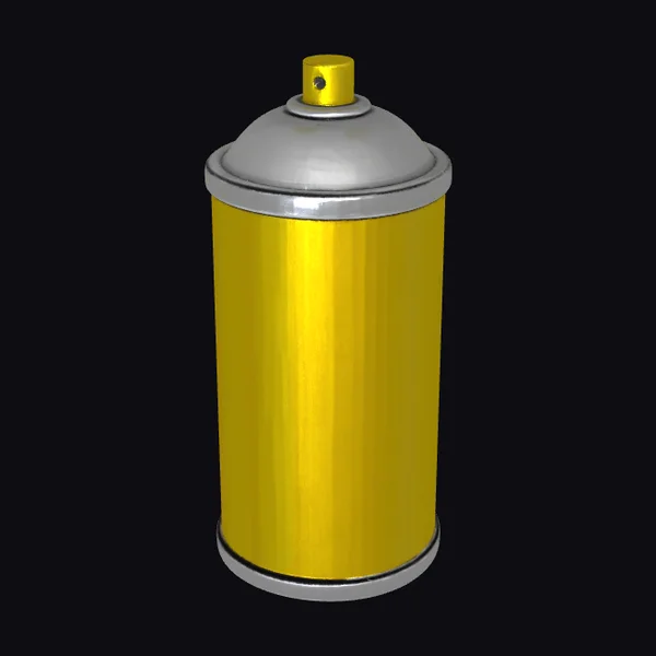 Yellow Spray Can