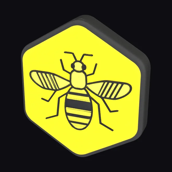 Yellow Bee Icon