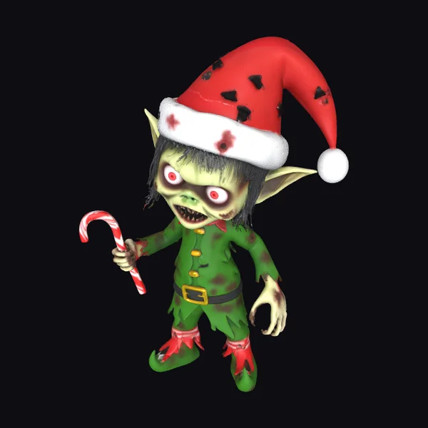 Zombie Christmas Elf